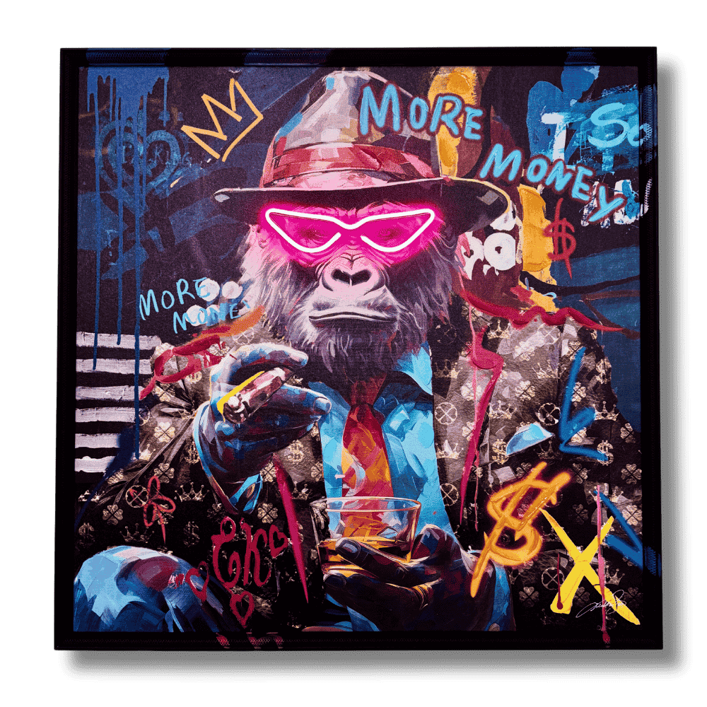 Real painted - Boss Level | Led Wall Art