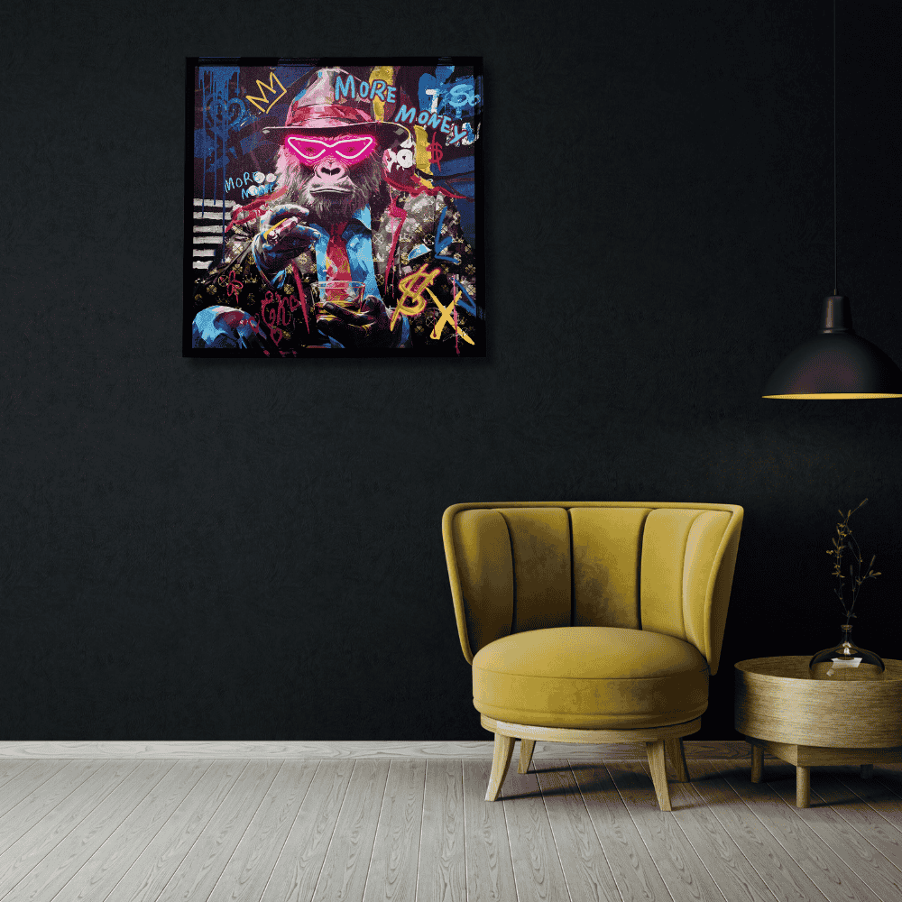 Real painted - Boss Level | Led Wall Art