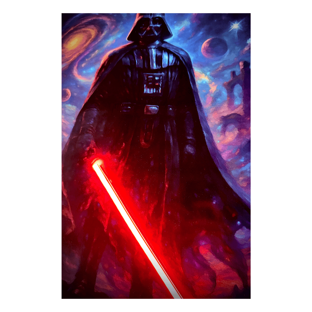 Mystic Darth Fener | Led Wall Art