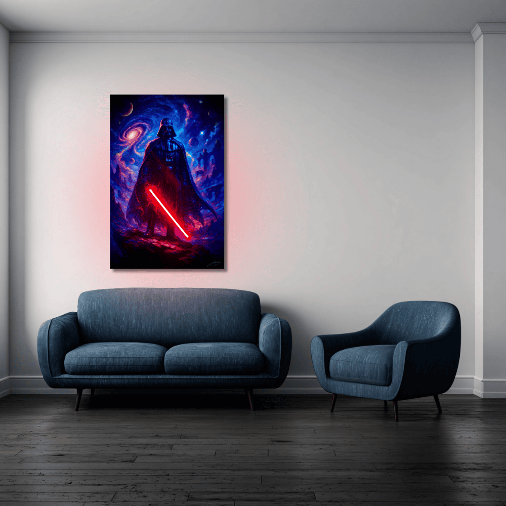 Mystic Darth Fener | Led Wall Art