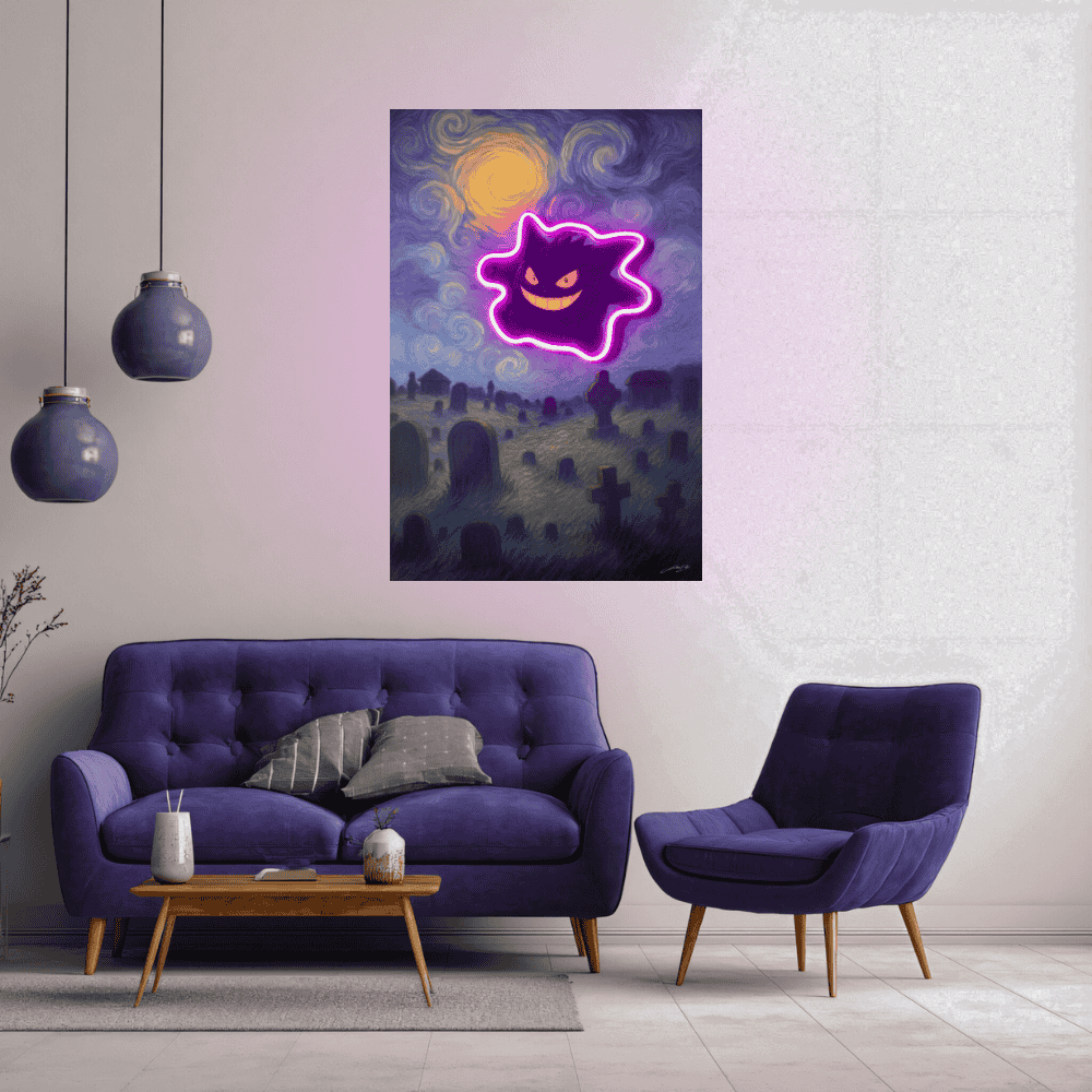 Haunted Night | Led Wall Art