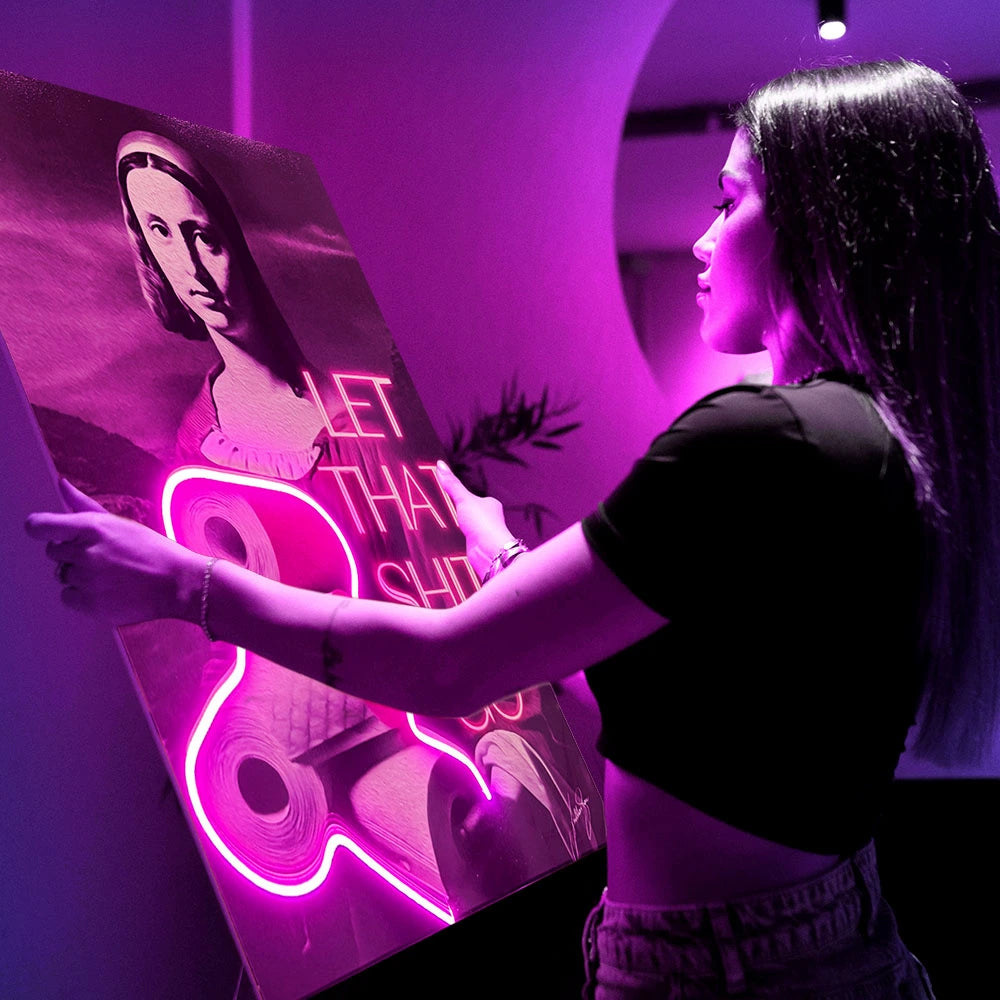 Let that shit go V.1 | Led Wall Art