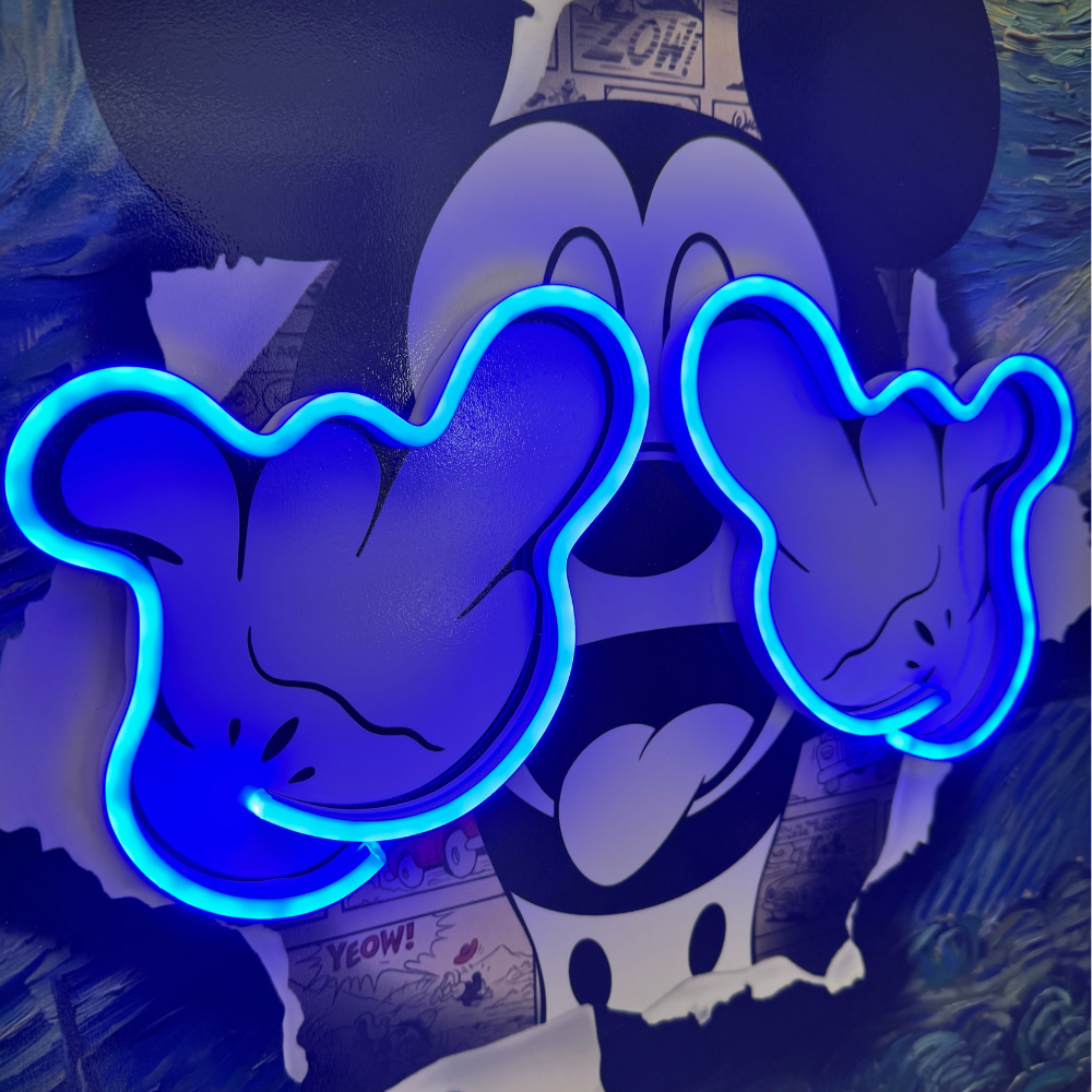 Micky Starry Night | Led Wall Art