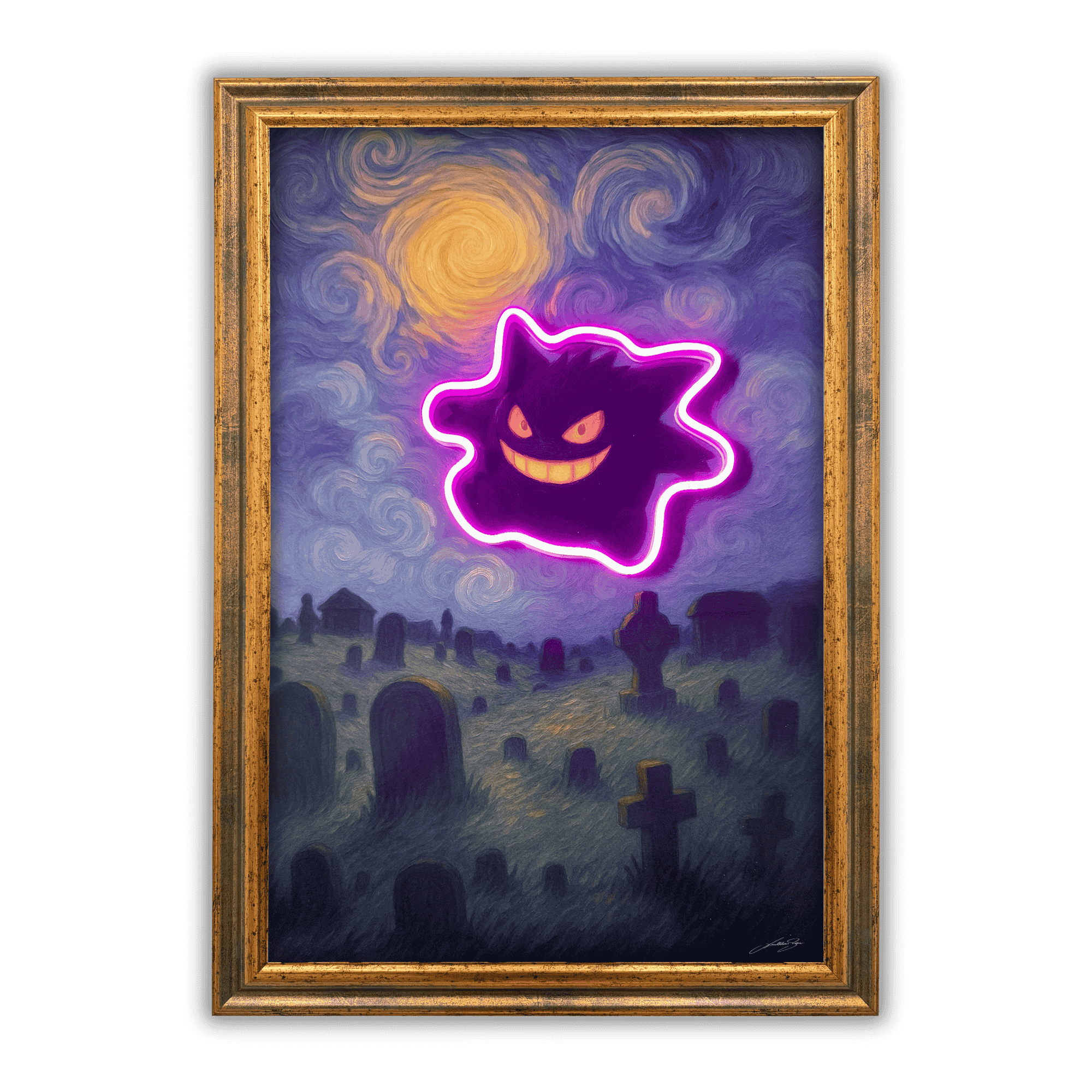 Haunted Night | Led Wall Art