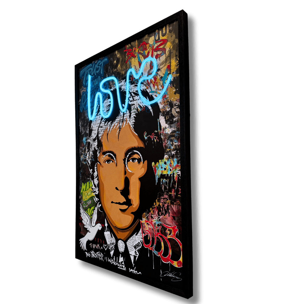 Real painted - Revolution Of Love | Led Wall Art