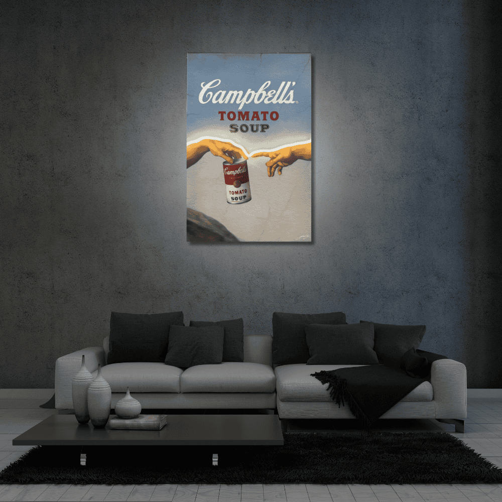 The Divine Soup| Led Wall Art