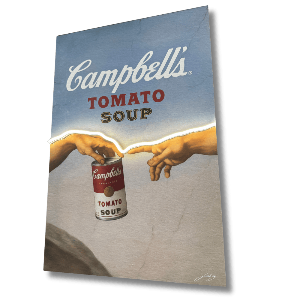 The Divine Soup| Led Wall Art