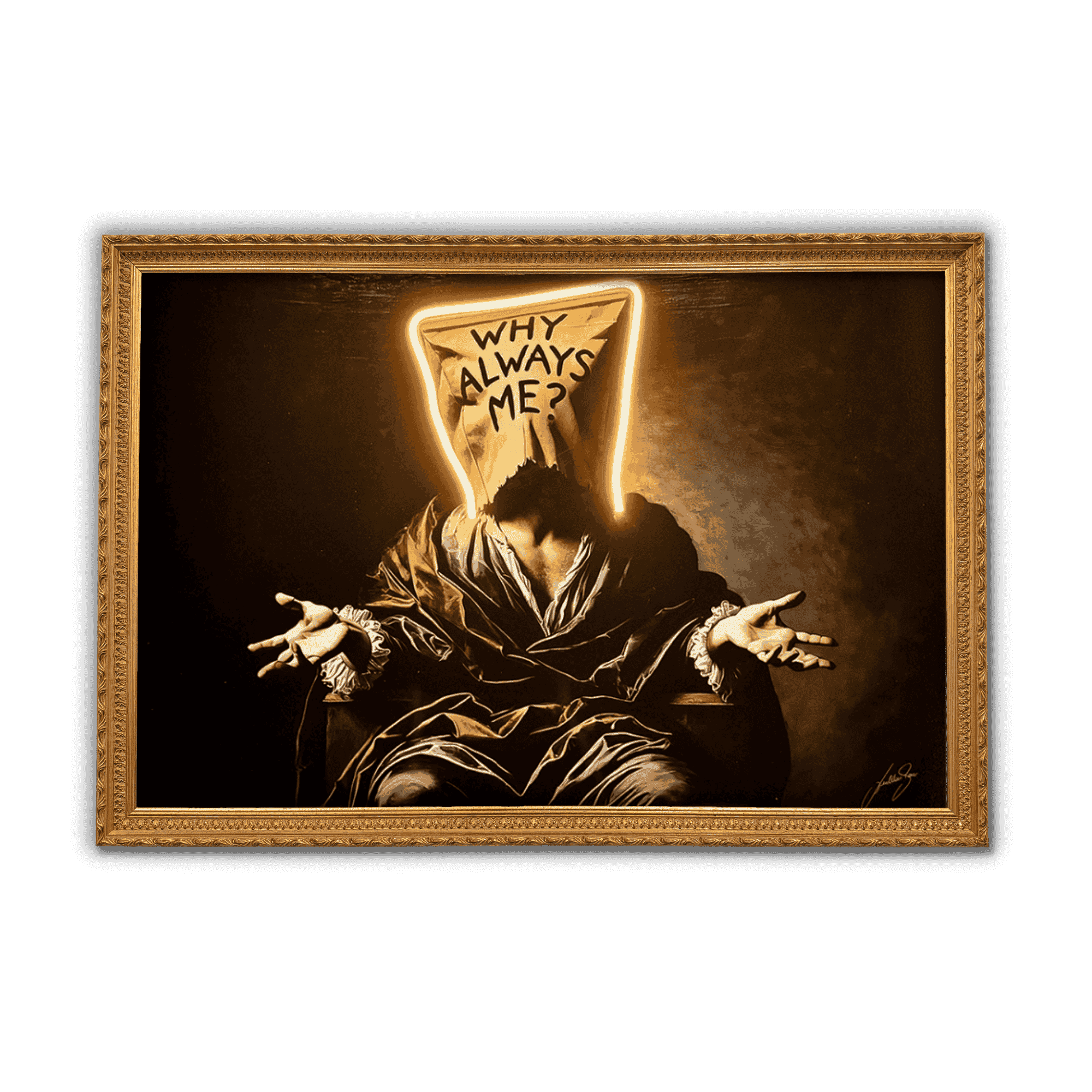 Burden Of Existence V.1. | Led Wall Art