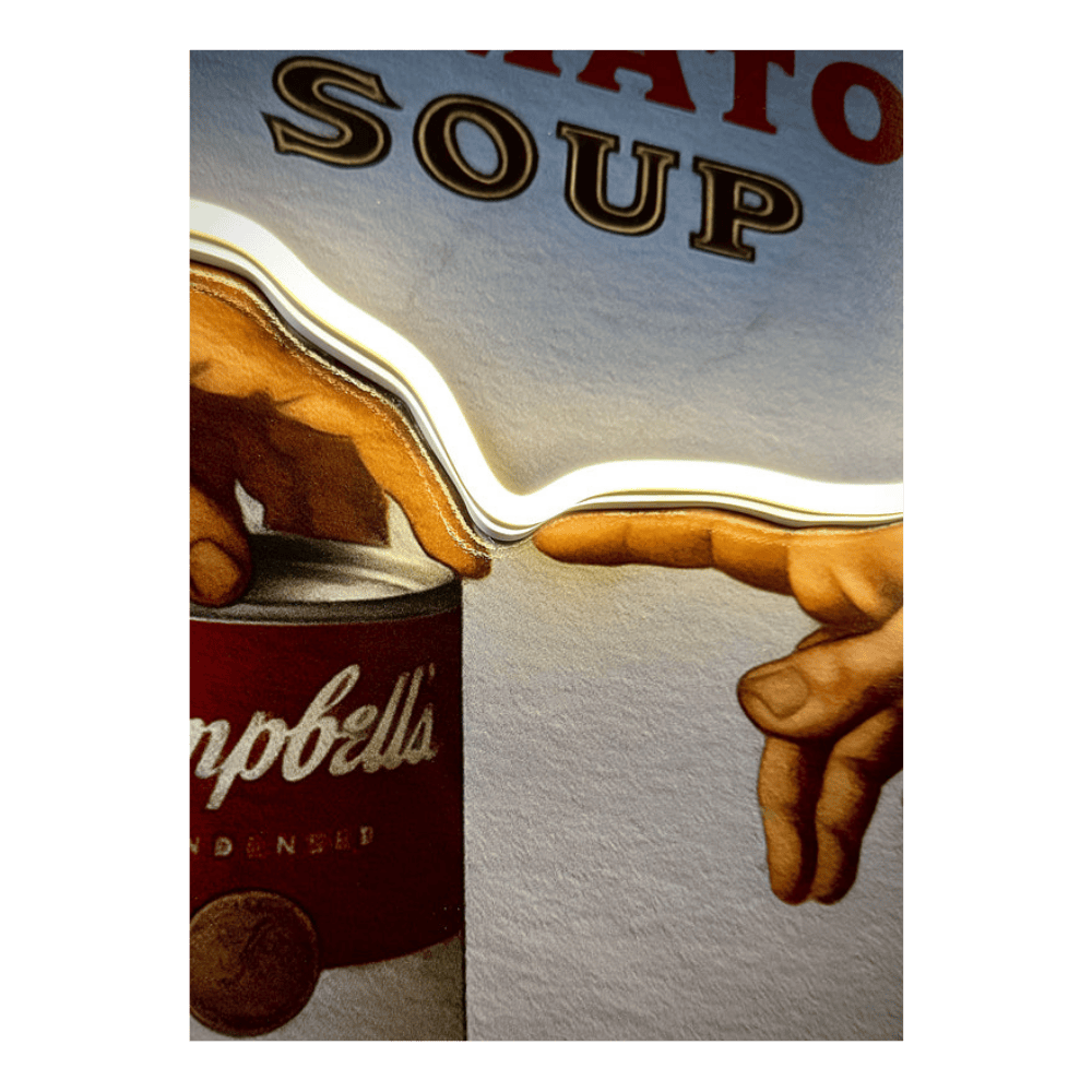 The Divine Soup| Led Wall Art