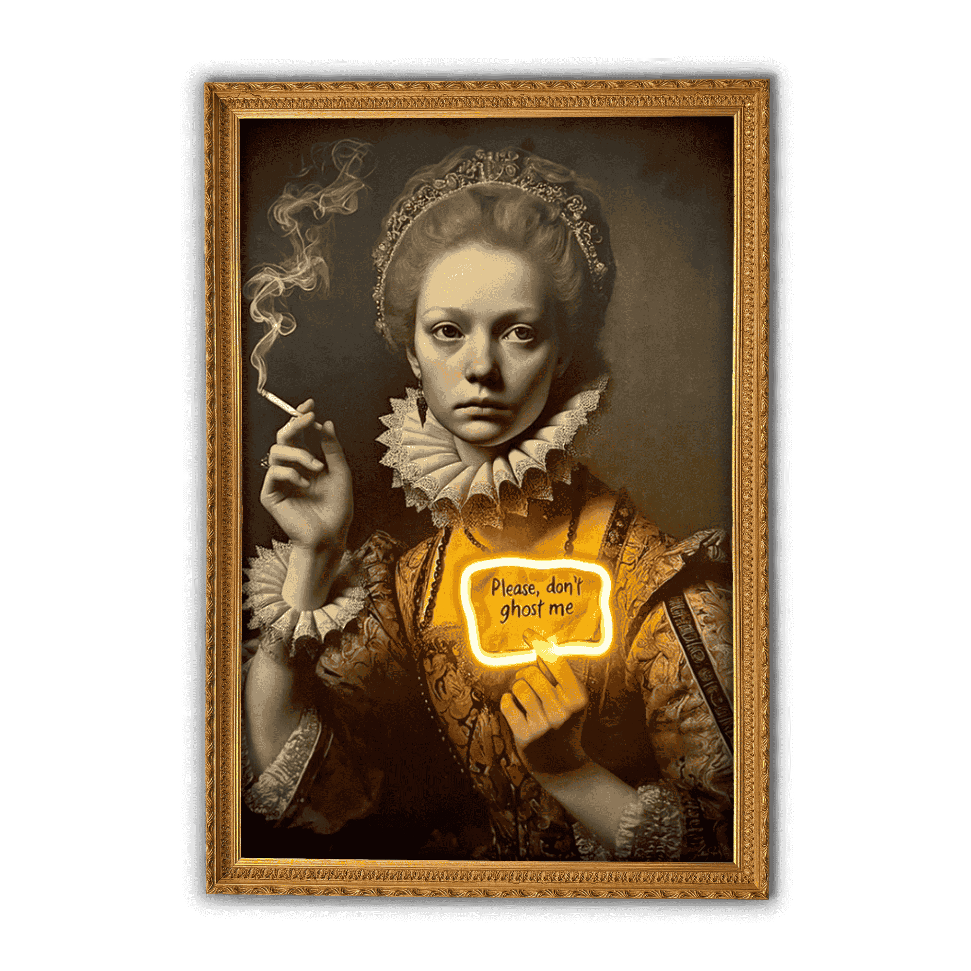 Don't Ghost Me | Led Wall Art