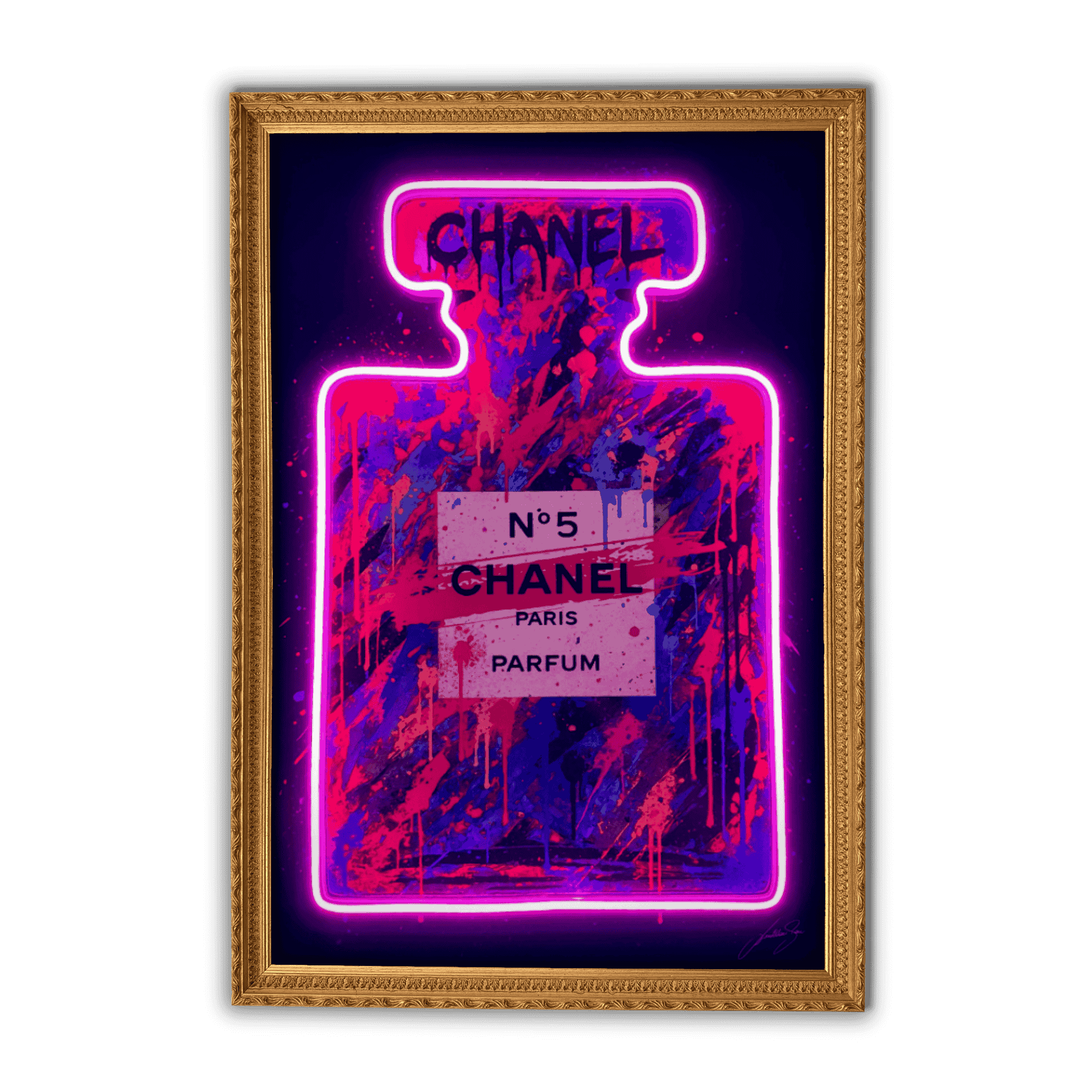 Drip N° 5 V.1 | Led Wall Art