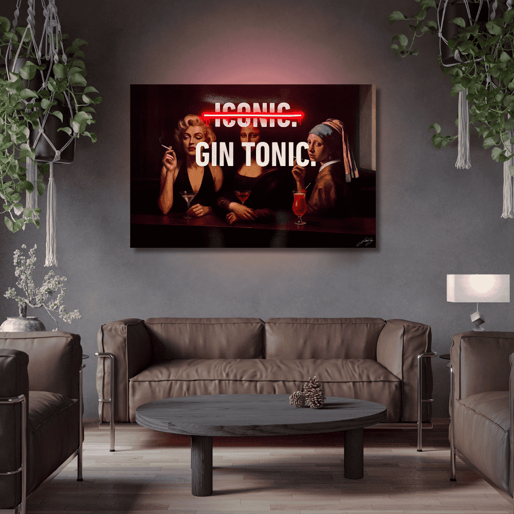 Iconic Bar | Led Wall Art