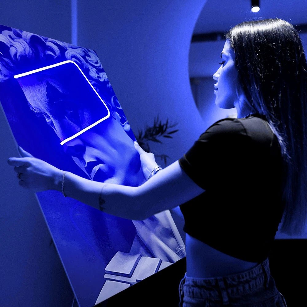 Joker David Statue | Led Wall Art - LEDMansion | Led Wall Art