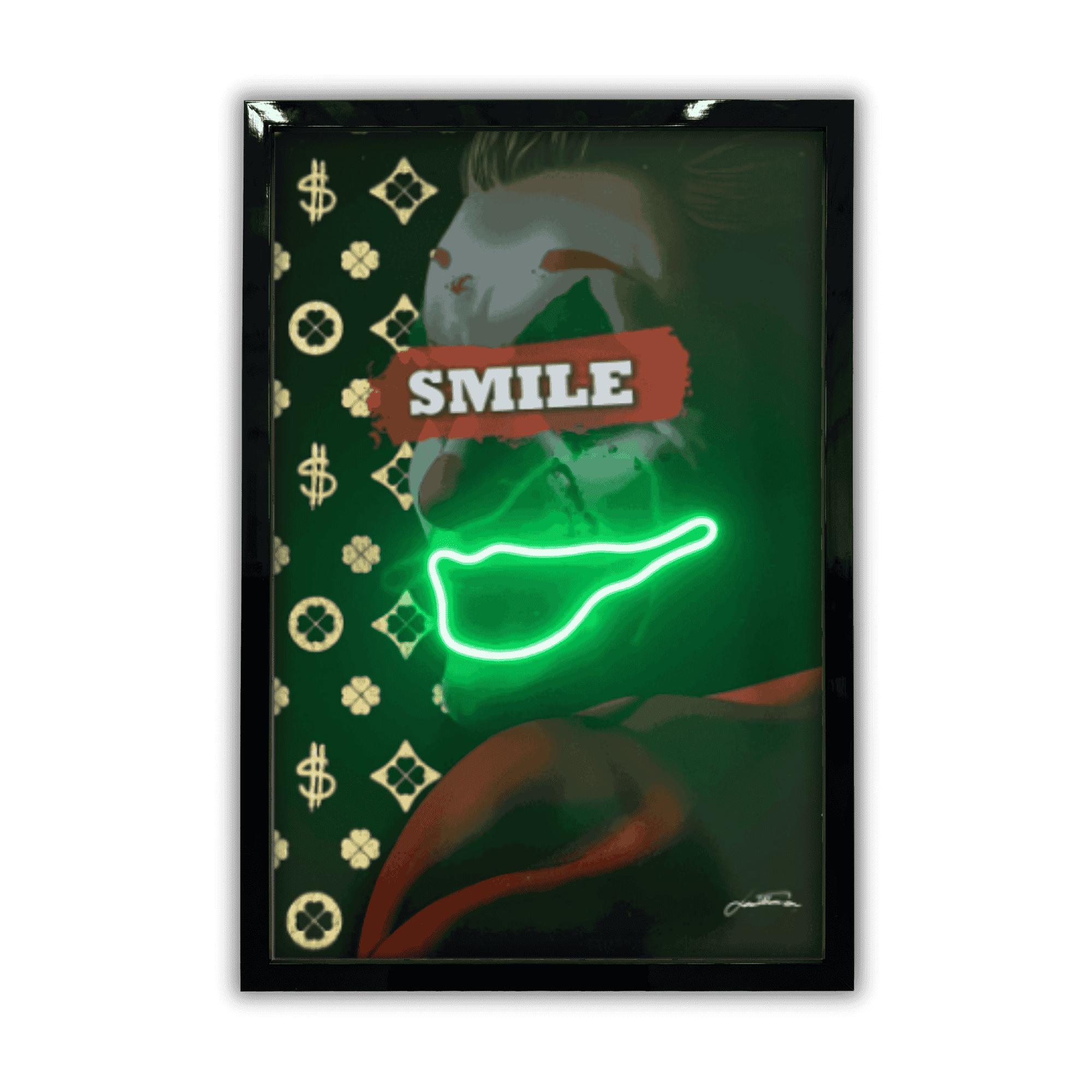 Joker Smile | Led Wall Art