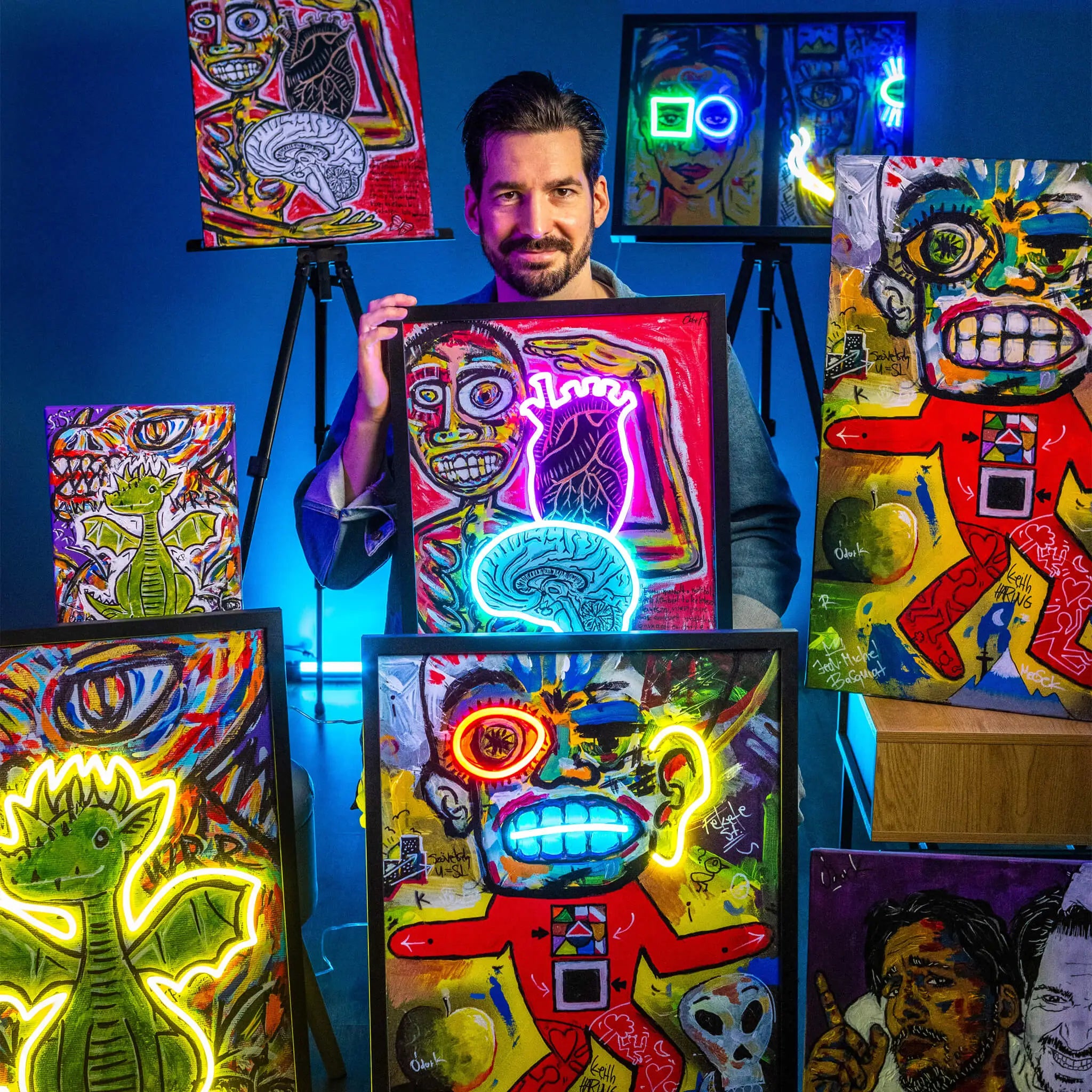 Hommage x Ódor K. | Led Wall Art