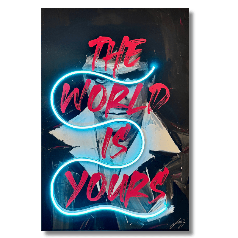 Scarface World | Led Wall Art - LEDMansion | Led Wall Art