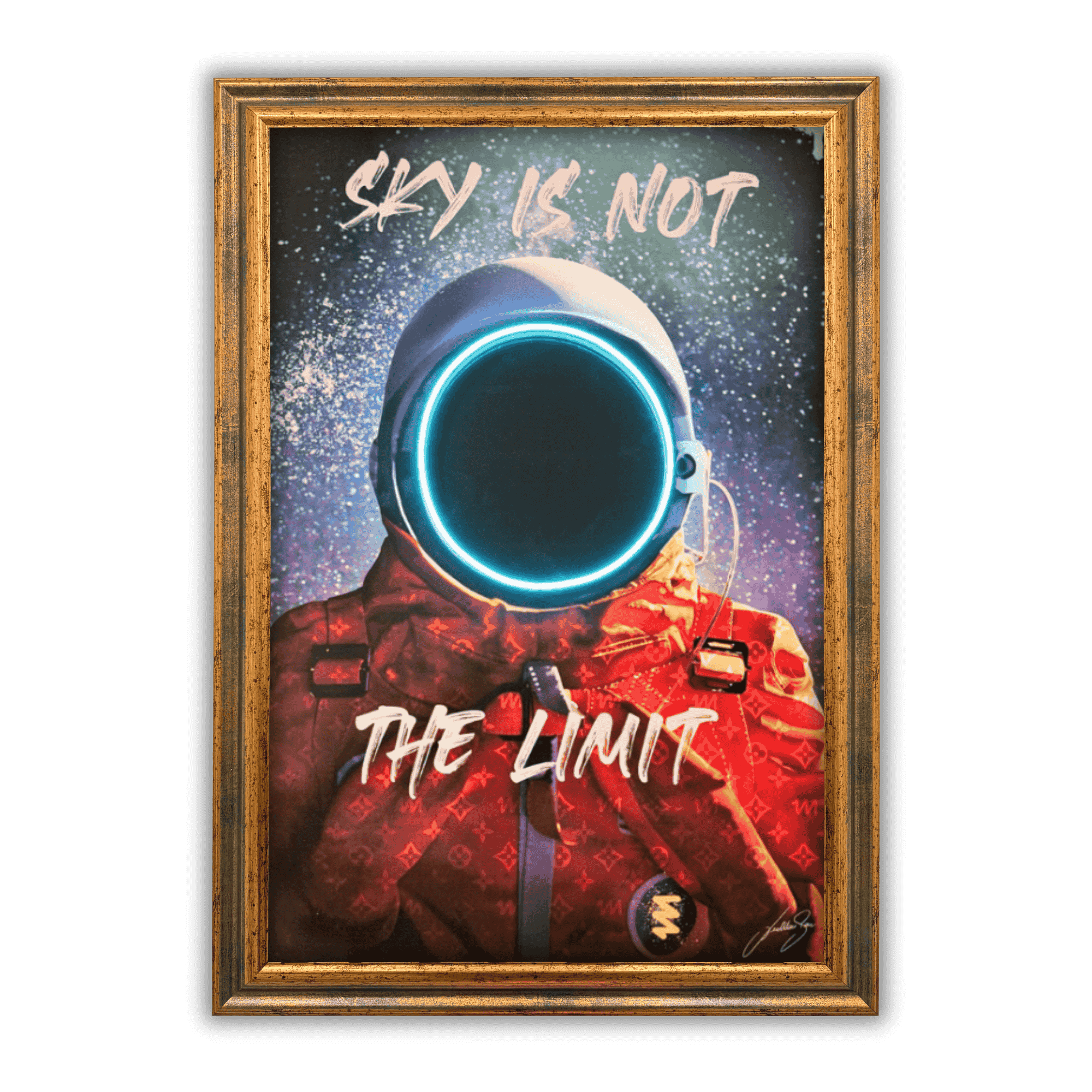 Spaceman | Led Wall Art