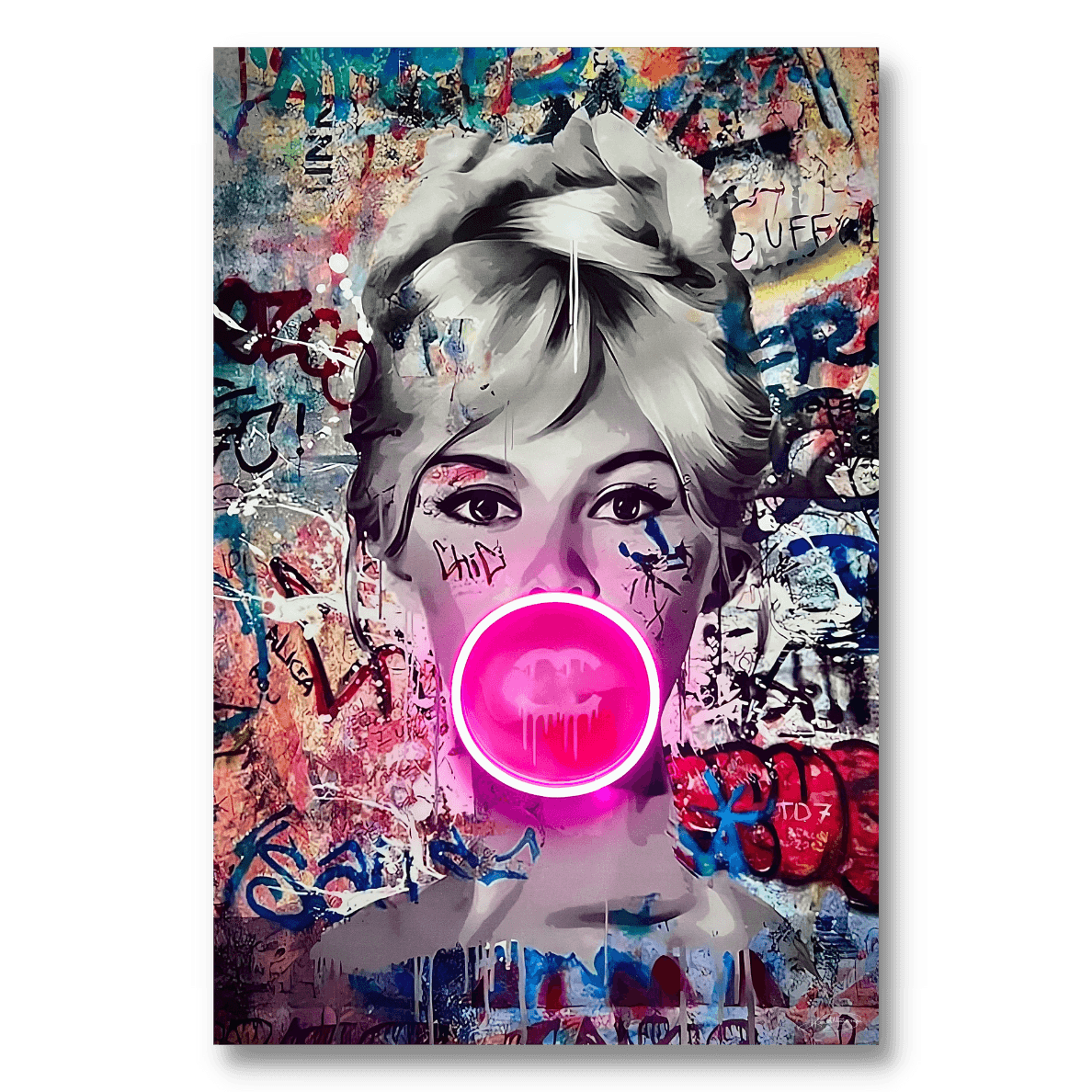 Brigitte Bardot Bubblegum Pop - LEDMansion, Neon Wall Art | Brigitte Bardot Bubblegum Pop | LEDMANSION