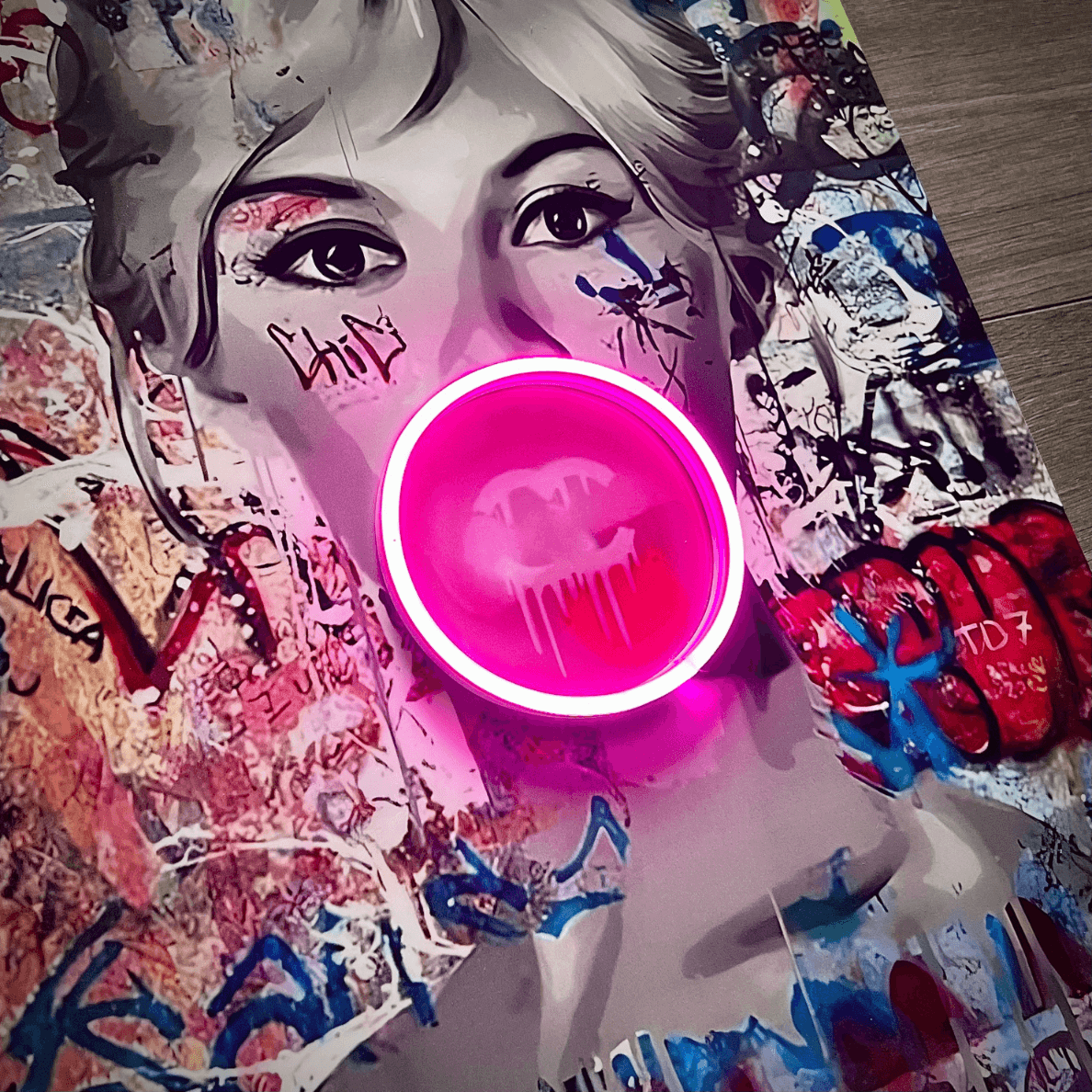 Brigitte Bardot Bubblegum Pop - LEDMansion, Neon Wall Art | Brigitte Bardot Bubblegum Pop | LEDMANSION