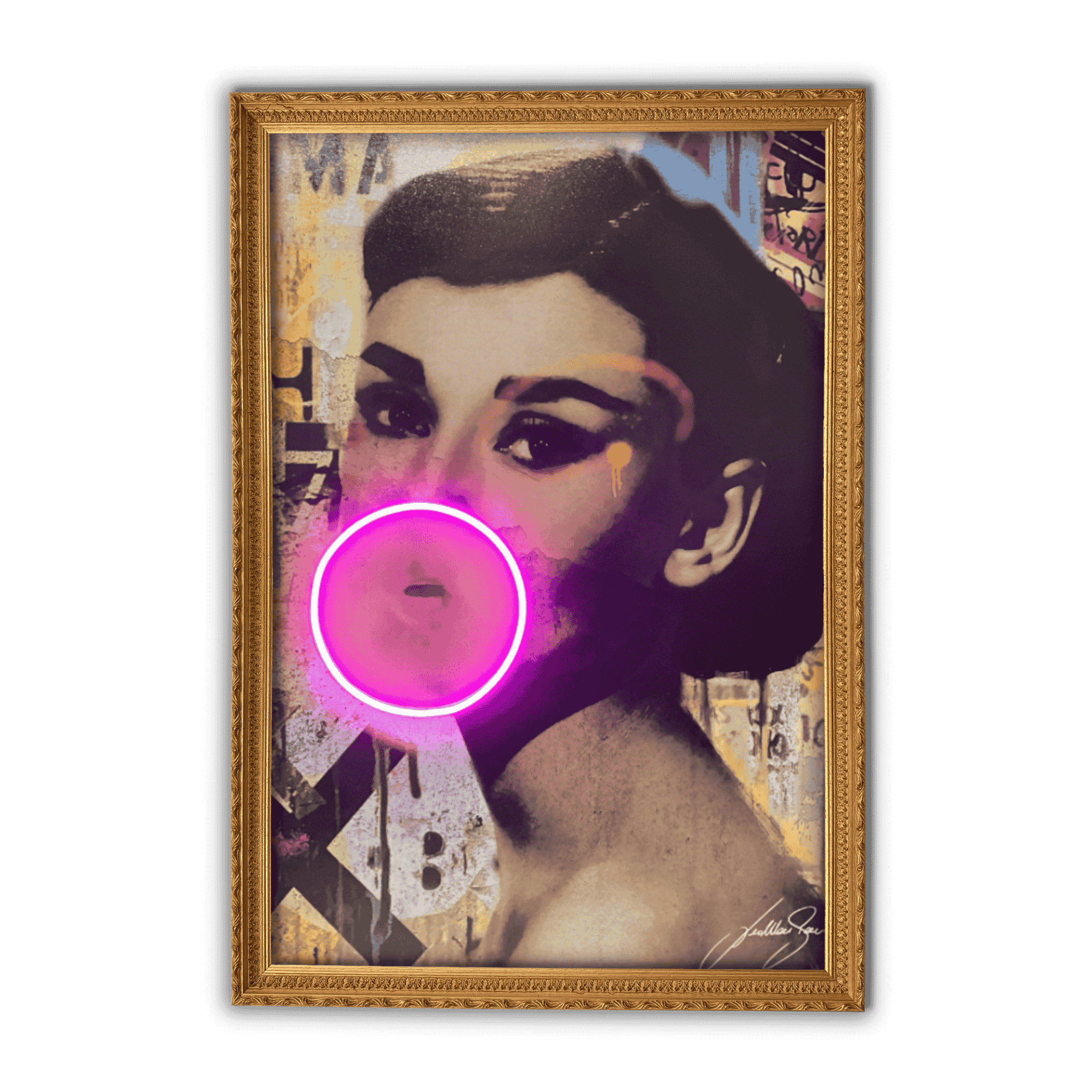 Audrey Bubble V.2 | Led Wall Art