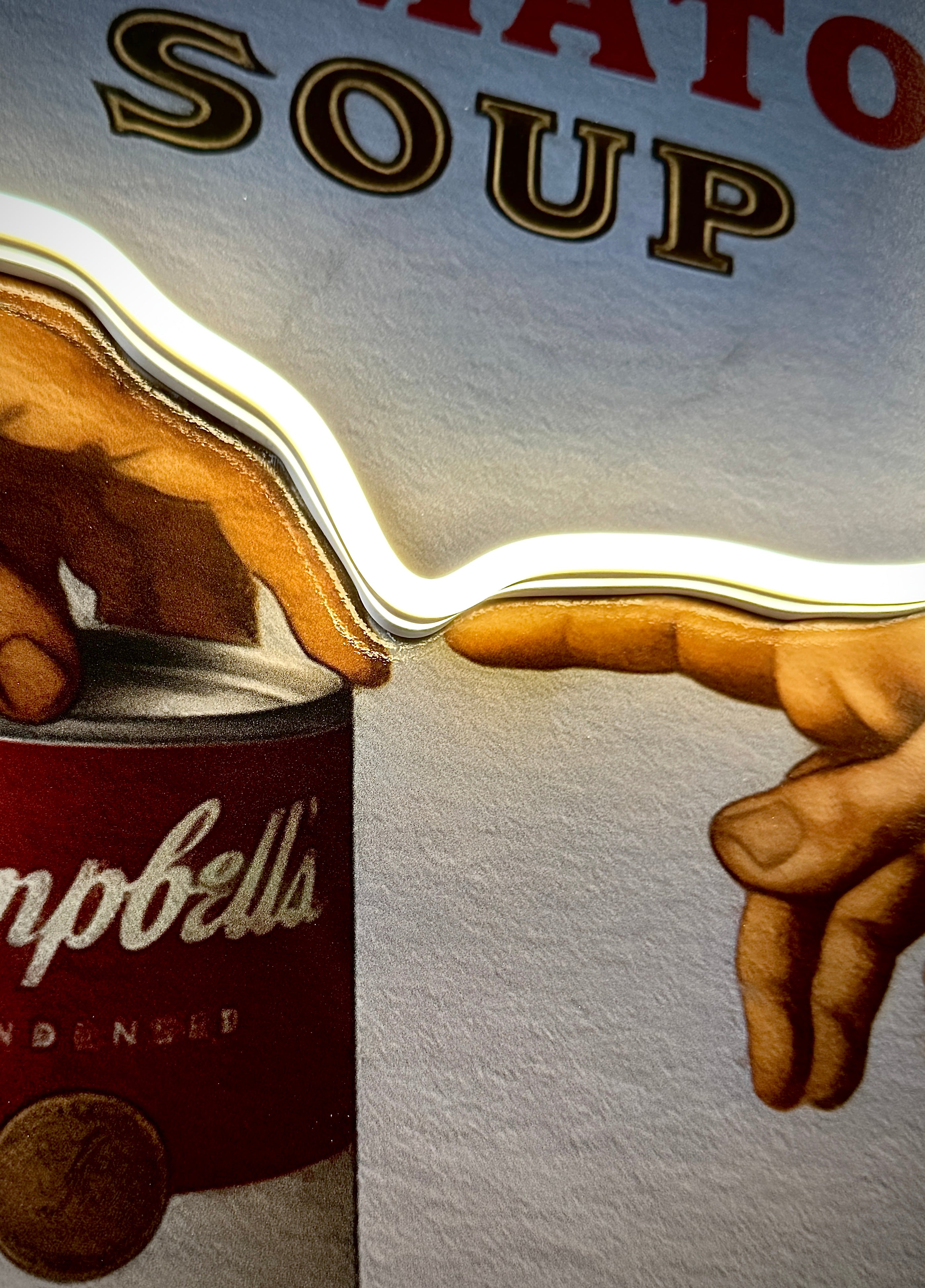 The Divine Soup| Led Wall Art