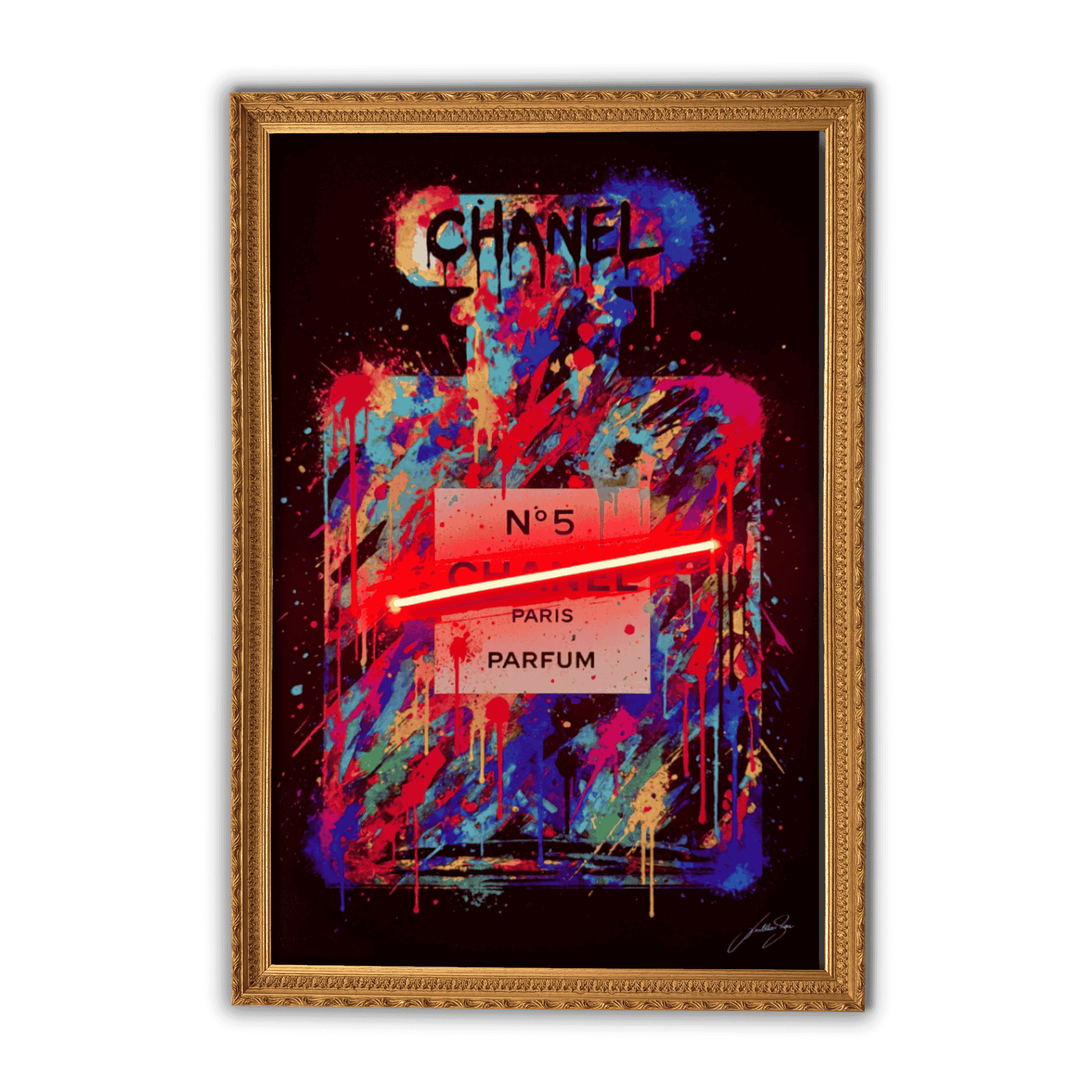 Drip N° 5 V.2 | Led Wall Art