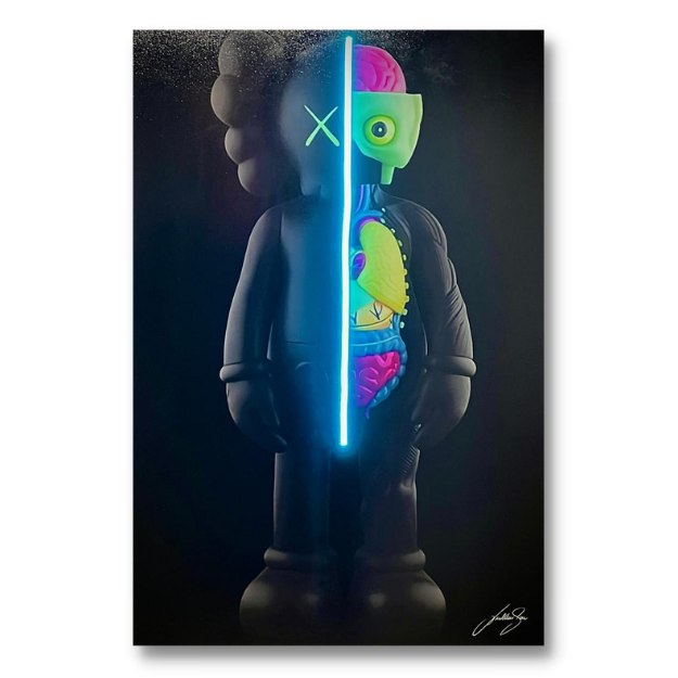 KAWS Dissected | Led Wall Art