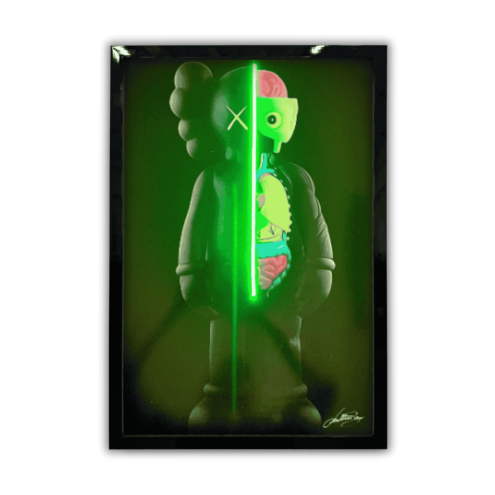 KAWS Dissected | Led Wall Art