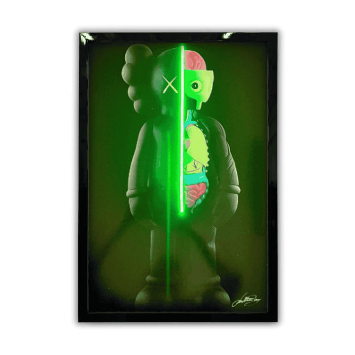Lighted Painting | KAWS Dissected Pop Art | LEDMansion