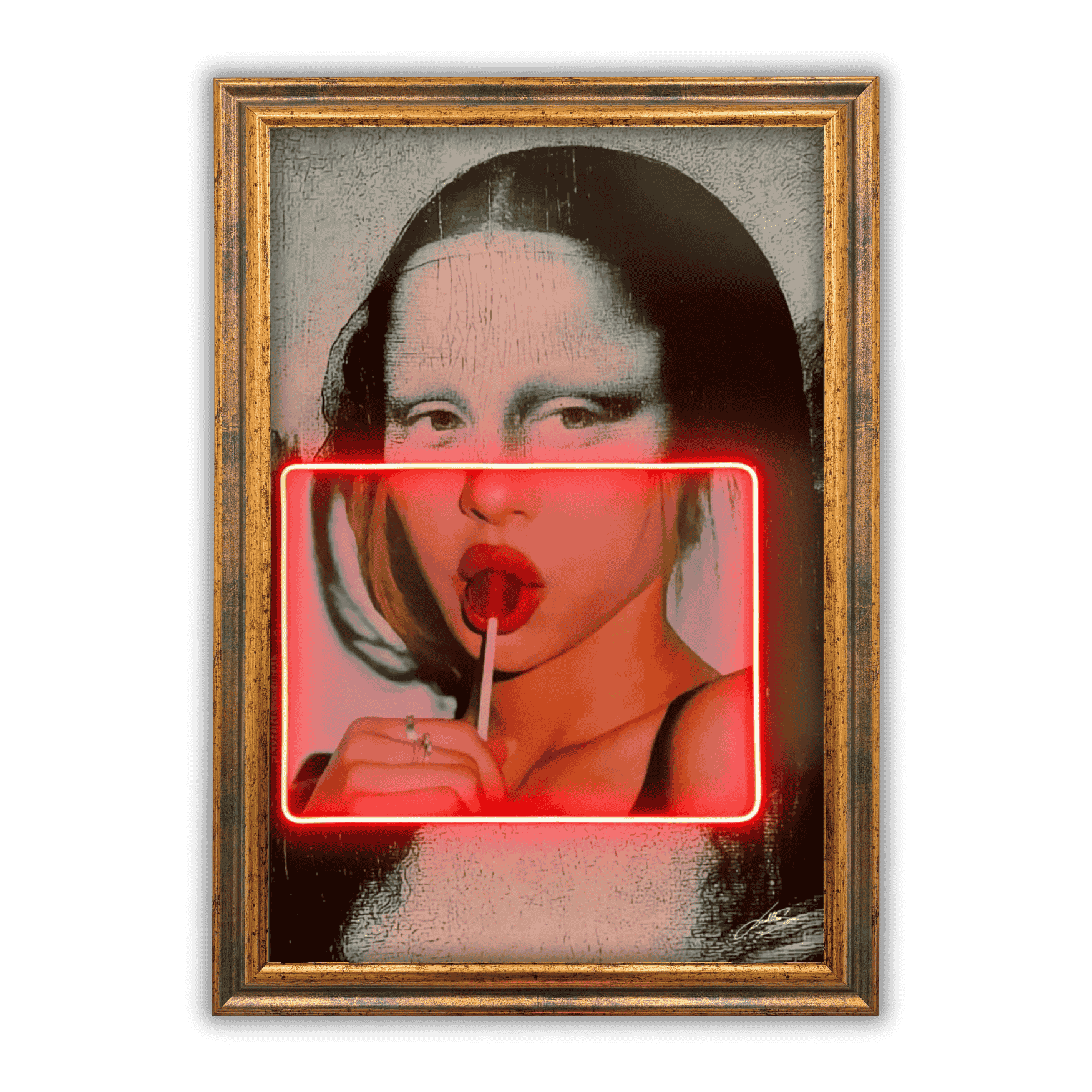 Gioconda Lollipop | Led Wall Art