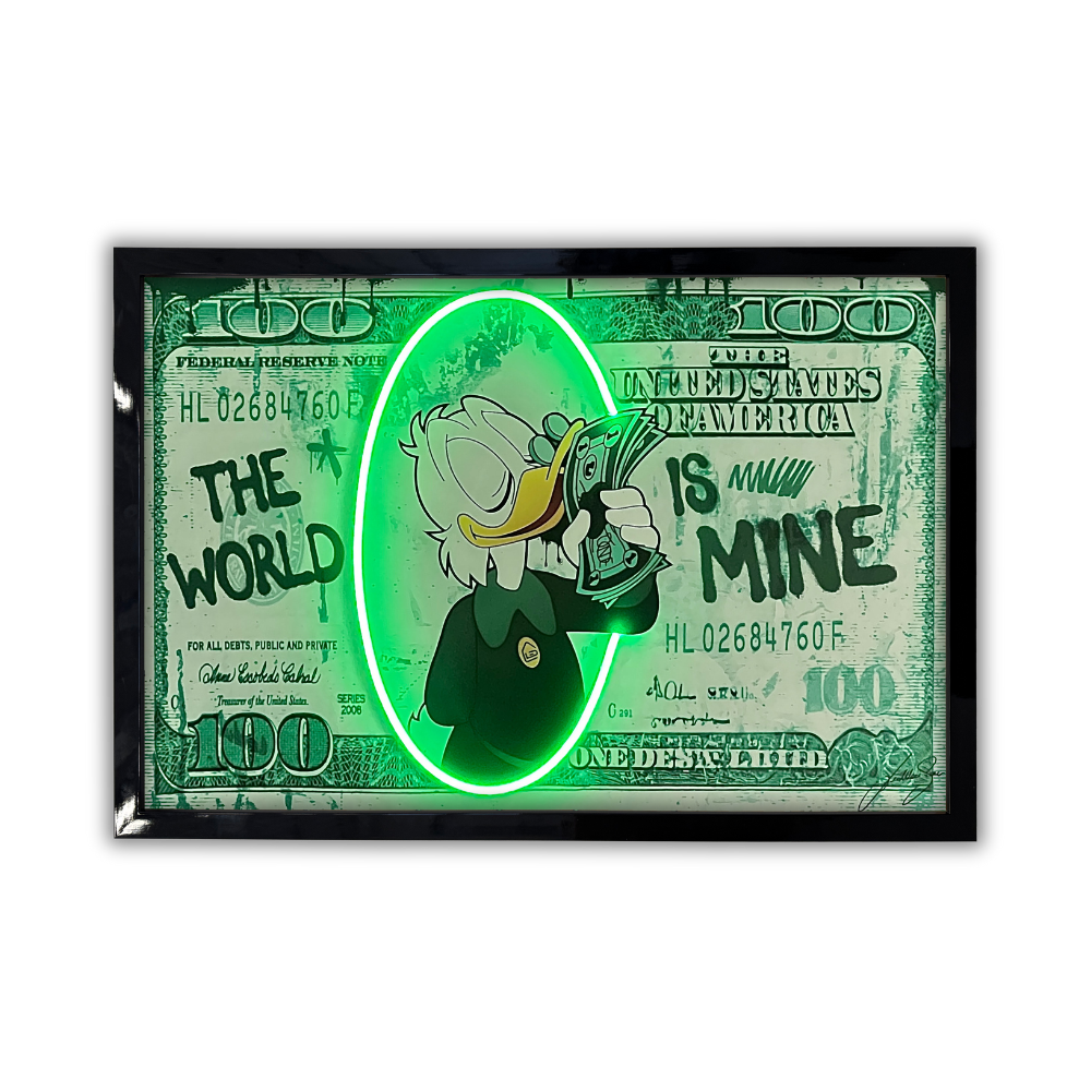 Paperoni Dollar | Led Wall Art