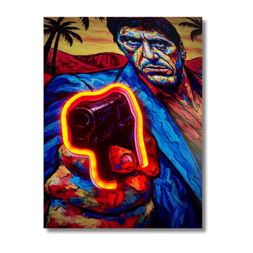 Say Hello | Led Wall Art