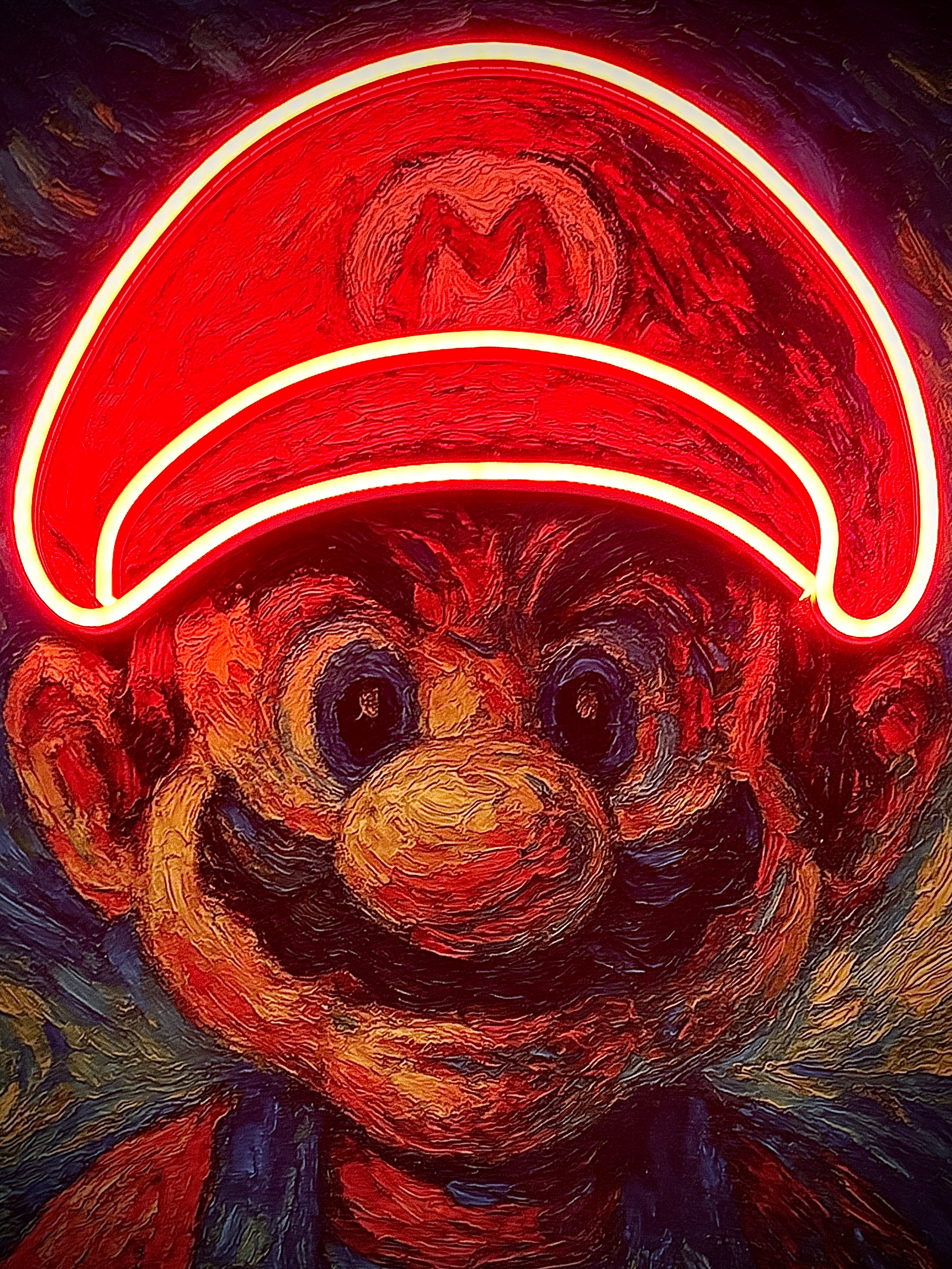 Supermario Starry Game | Led Wall Art