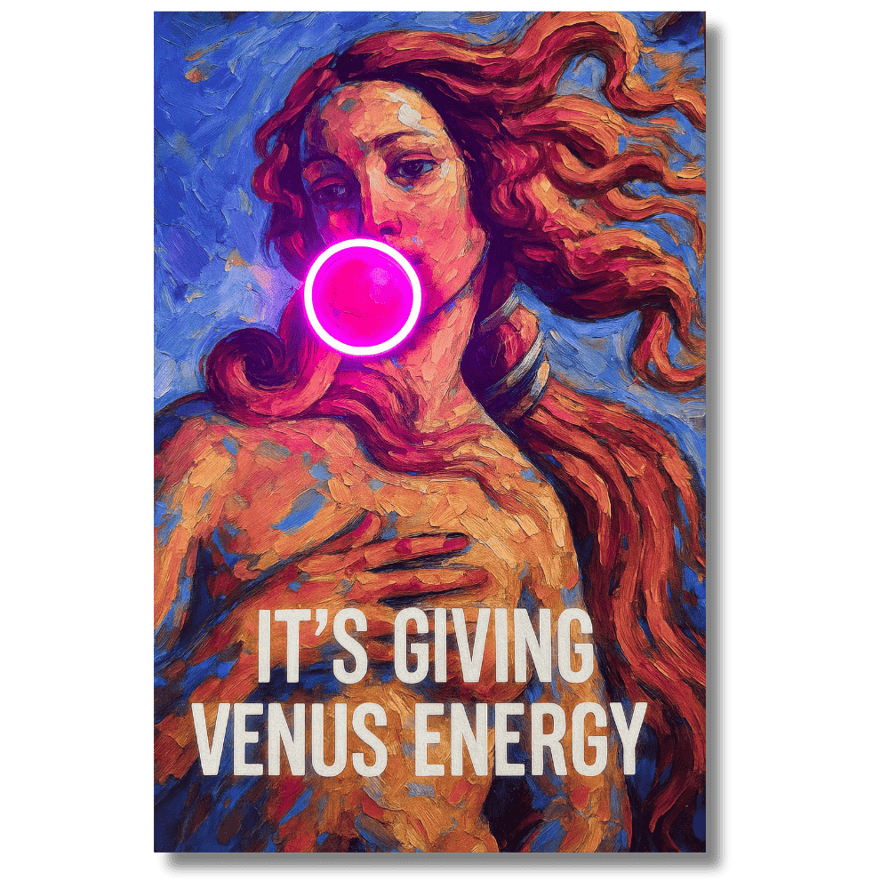 Venus Bubble| Led Wall Art