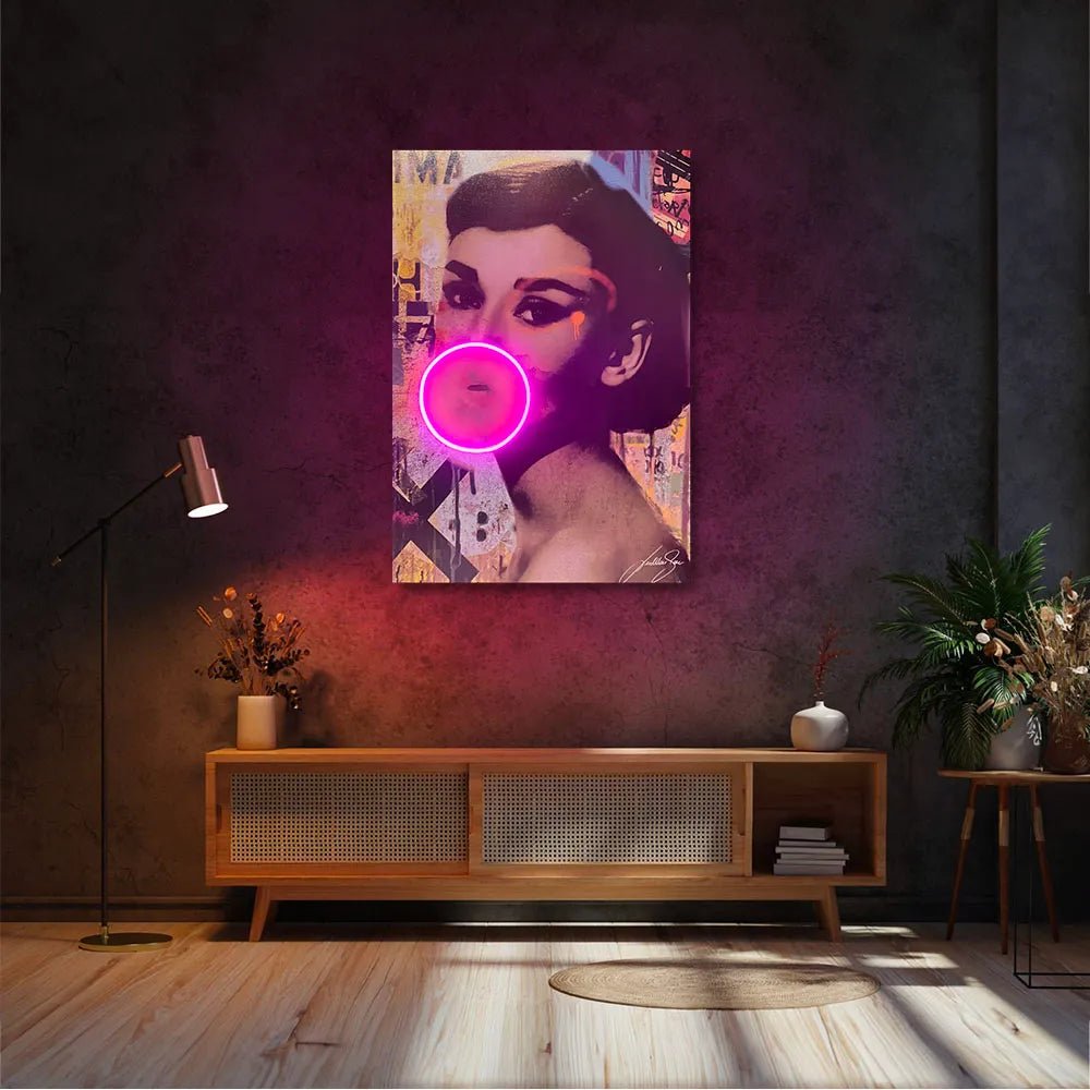 Audrey Bubble V.2 | Led Wall Art - LEDMansion | Led Wall Art