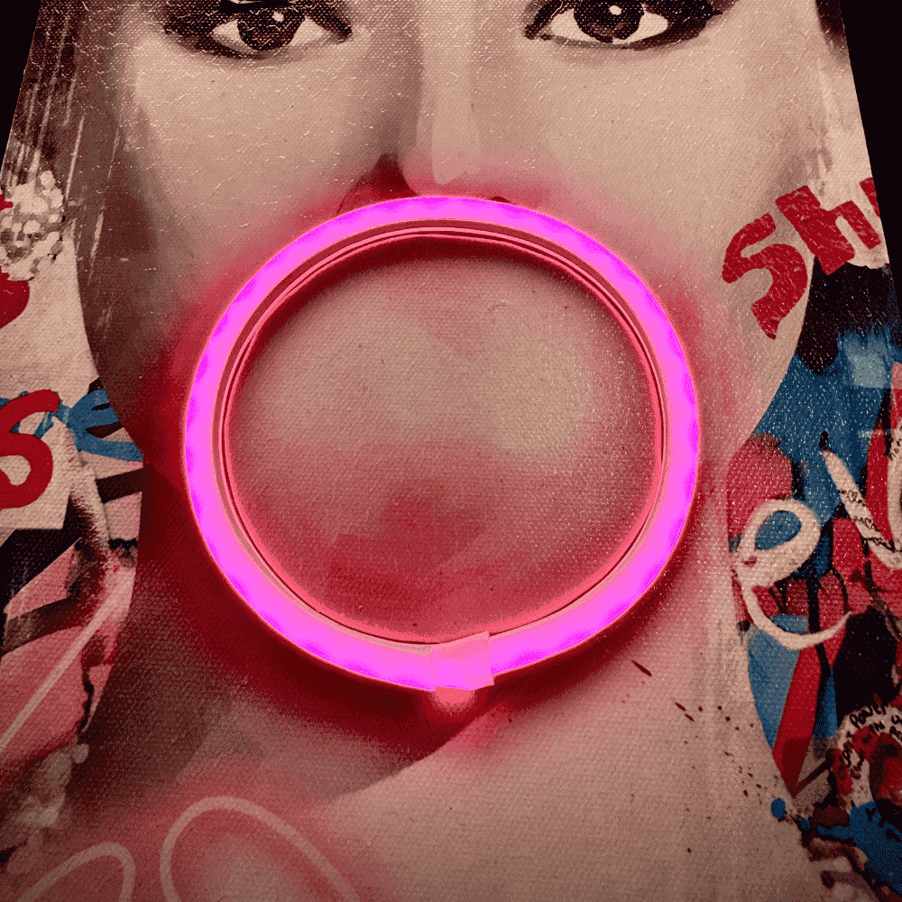 Audrey Pop Queen – Handmade LED Skateboard