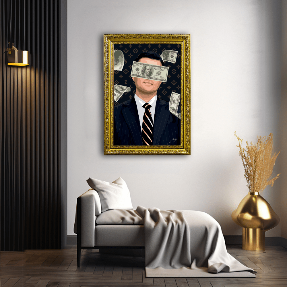 Belfort Money Rain | Poster Edition - LEDMansion | Led Wall Art