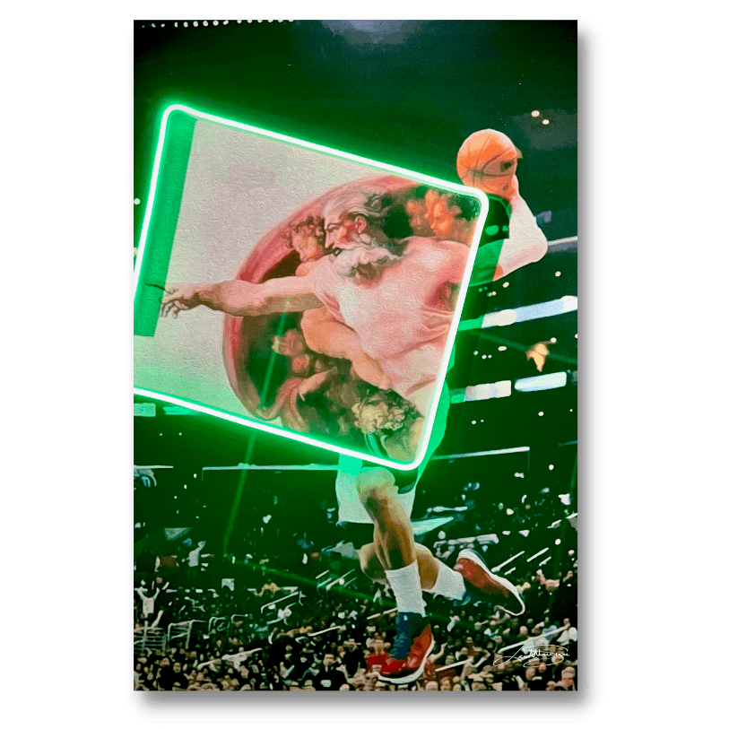 Creation of Adam Basketball | Led Wall Art - LEDMansion | Led Wall Art