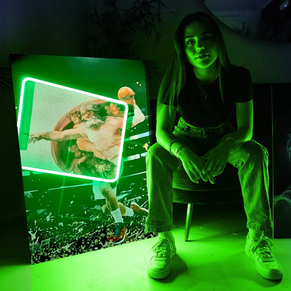 Creation of Adam Basketball | Led Wall Art - LEDMansion | Led Wall Art