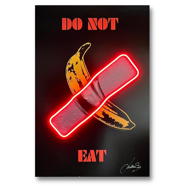 Don't Eat This Banana V.2 | Led Wall Art