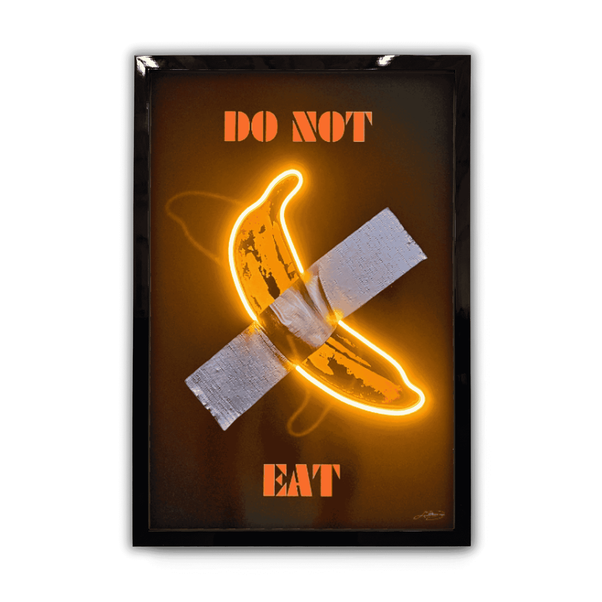 Don't Eat This Banana | Led Wall Art