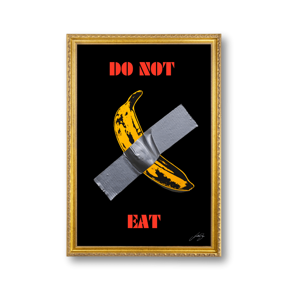 Don't Eat This Banana | Poster Edition - LEDMansion | Led Wall Art