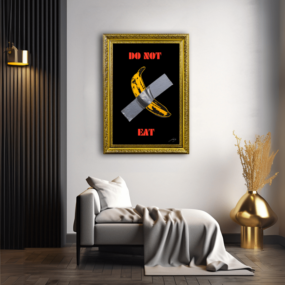 Don't Eat This Banana | Poster Edition - LEDMansion | Led Wall Art