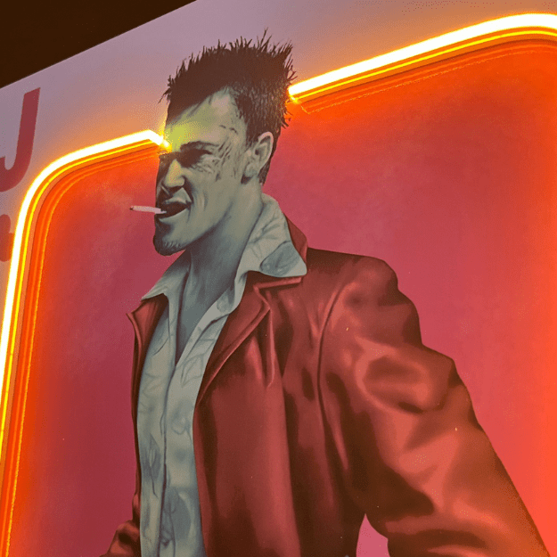 Fight Club Card | Led Wall Art - LEDMansion | Led Wall Art