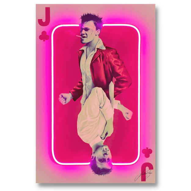 Fight Club Card | Led Wall Art - LEDMansion | Led Wall Art