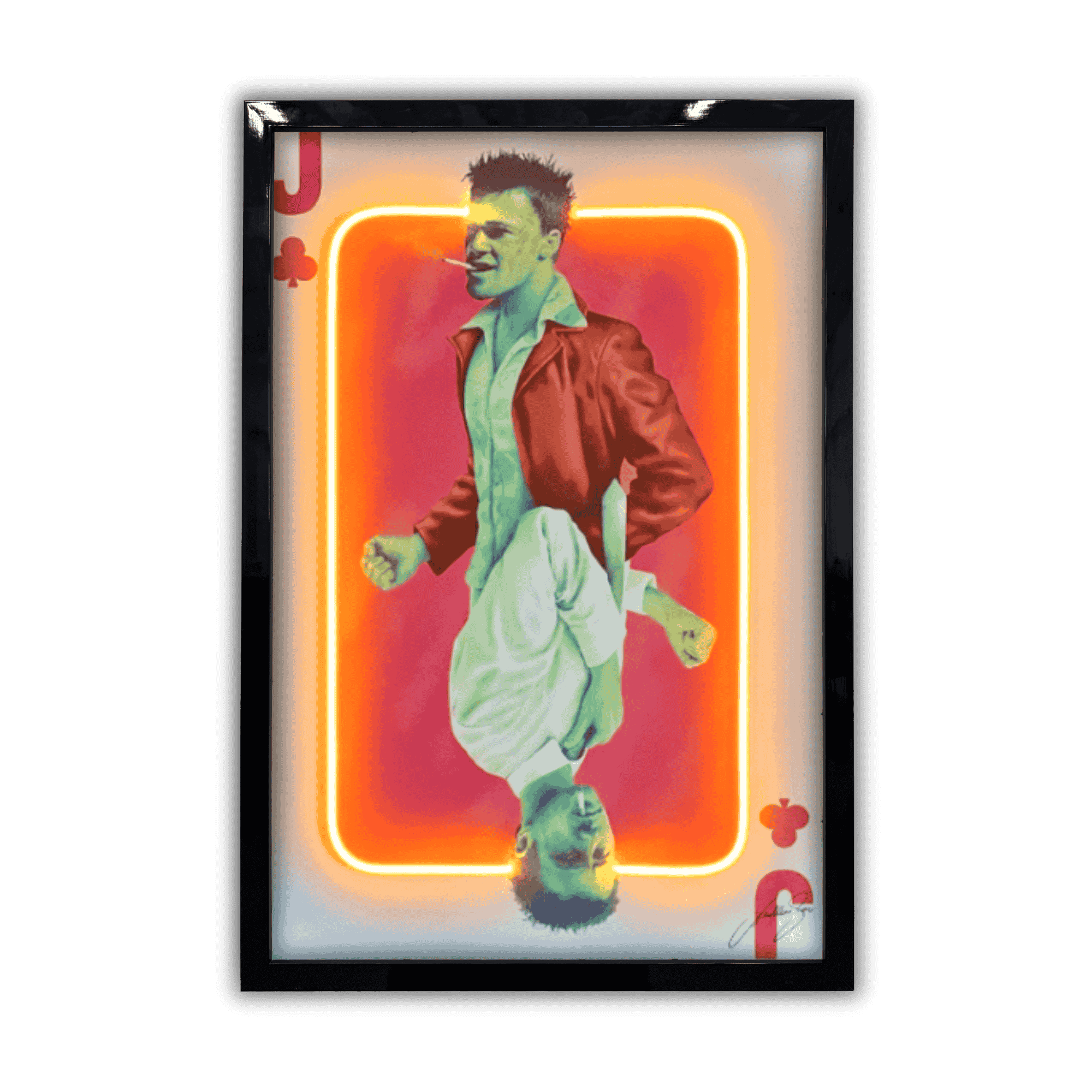 Fight Club Card | Led Wall Art