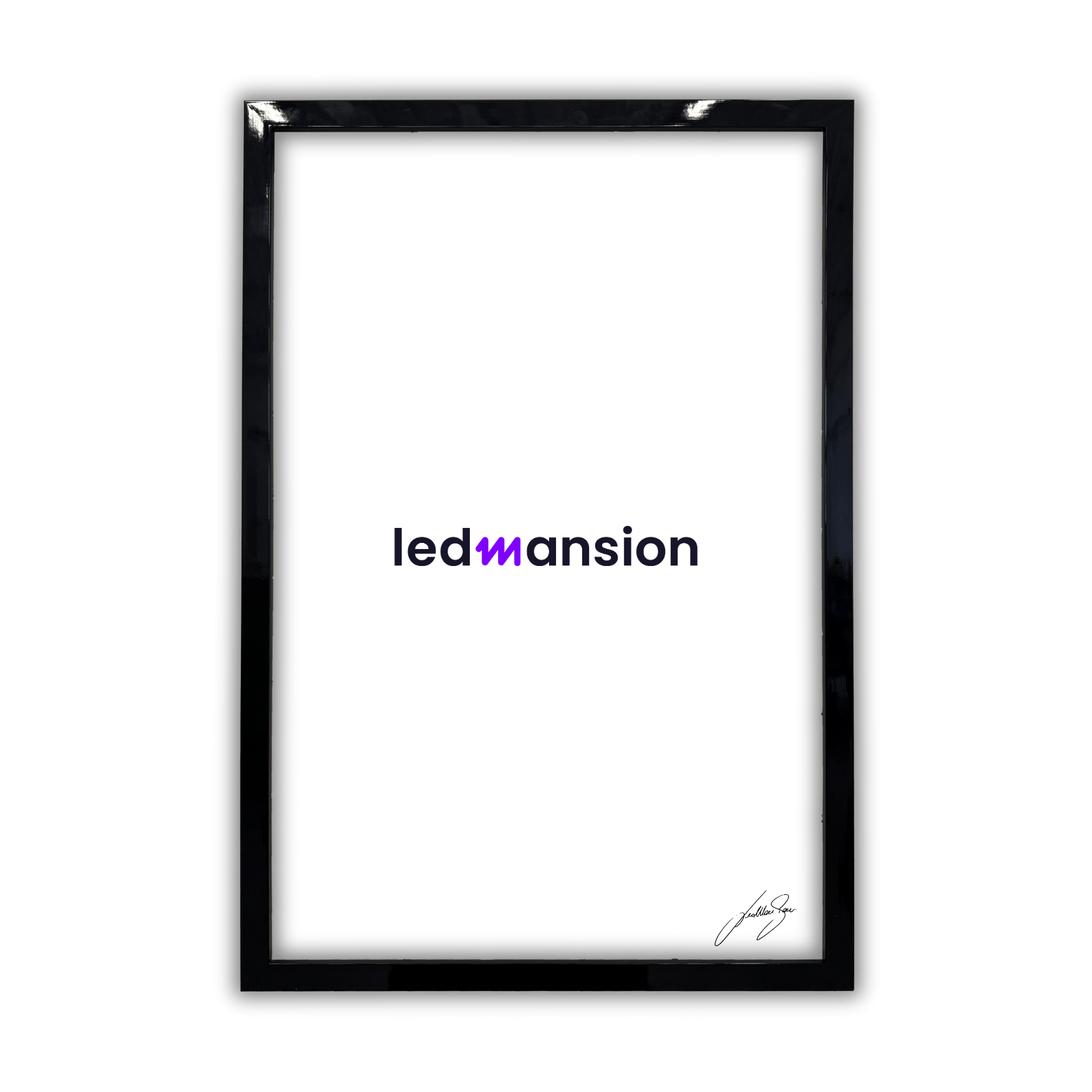 Italian Wood Basic Black Frame