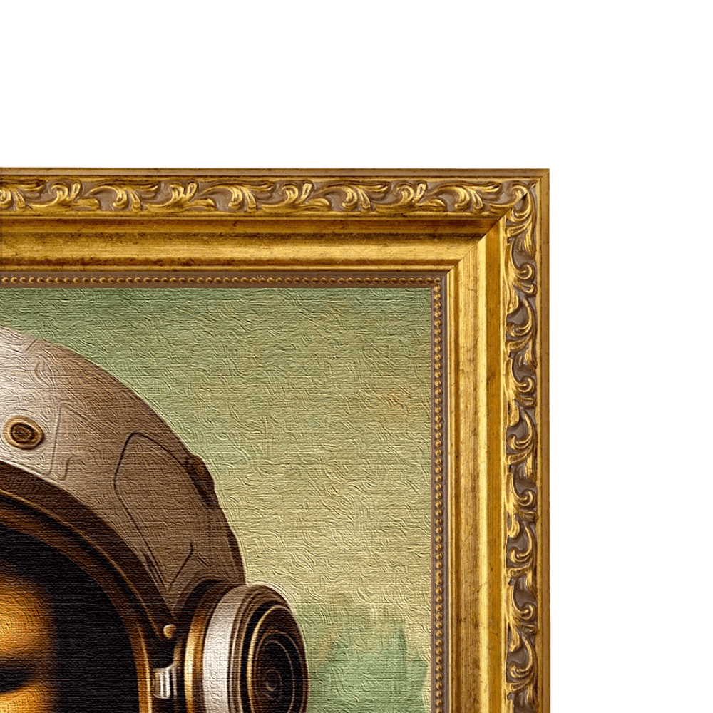 Gioconda Astronaut | Poster Edition - LEDMansion | Led Wall Art