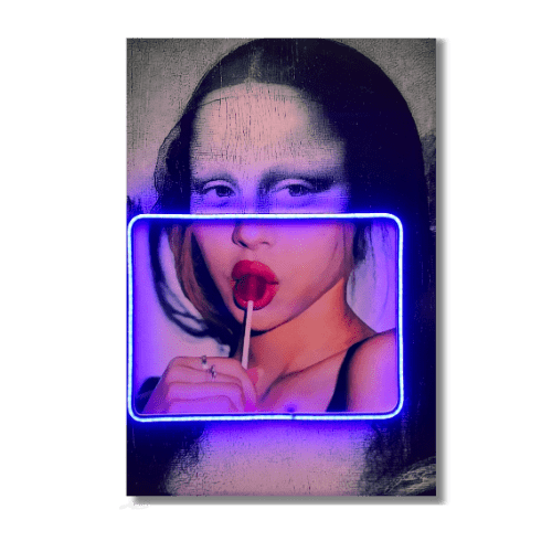 Gioconda Lollipop | Led Wall Art - LEDMansion | Led Wall Art