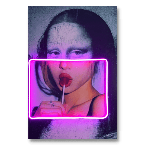 Gioconda Lollipop | Led Wall Art - LEDMansion | Led Wall Art